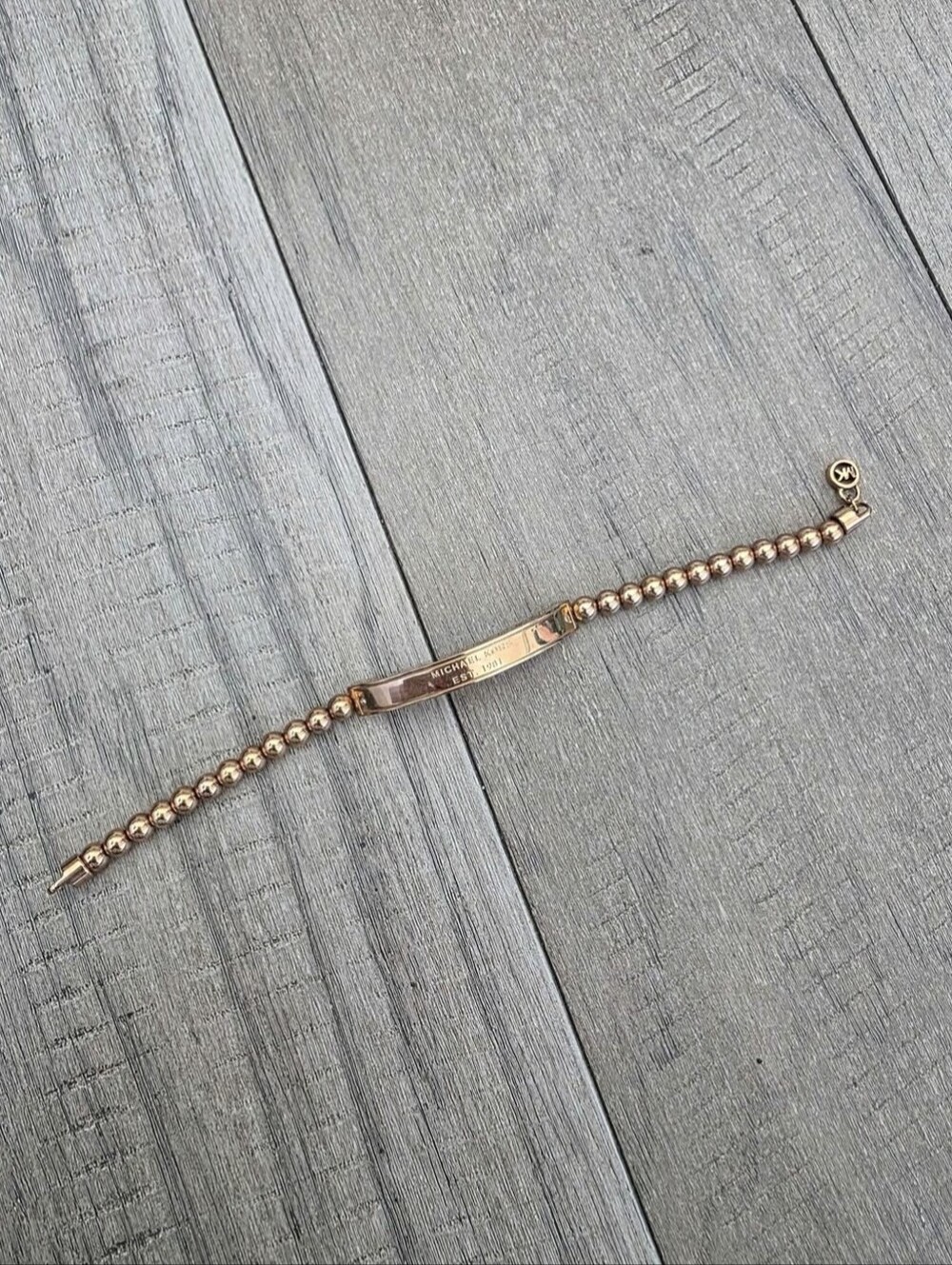 Michael Kors Beaded ID Necklace